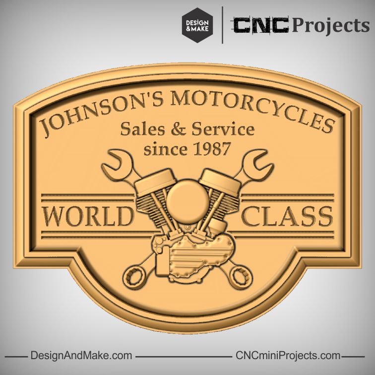 Johnson's Motorcycle sign 